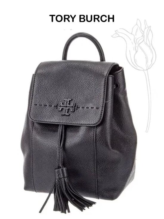 Tory Burch Handbags - Tory Burch Thea Leather Pebbled Backpack NWOT